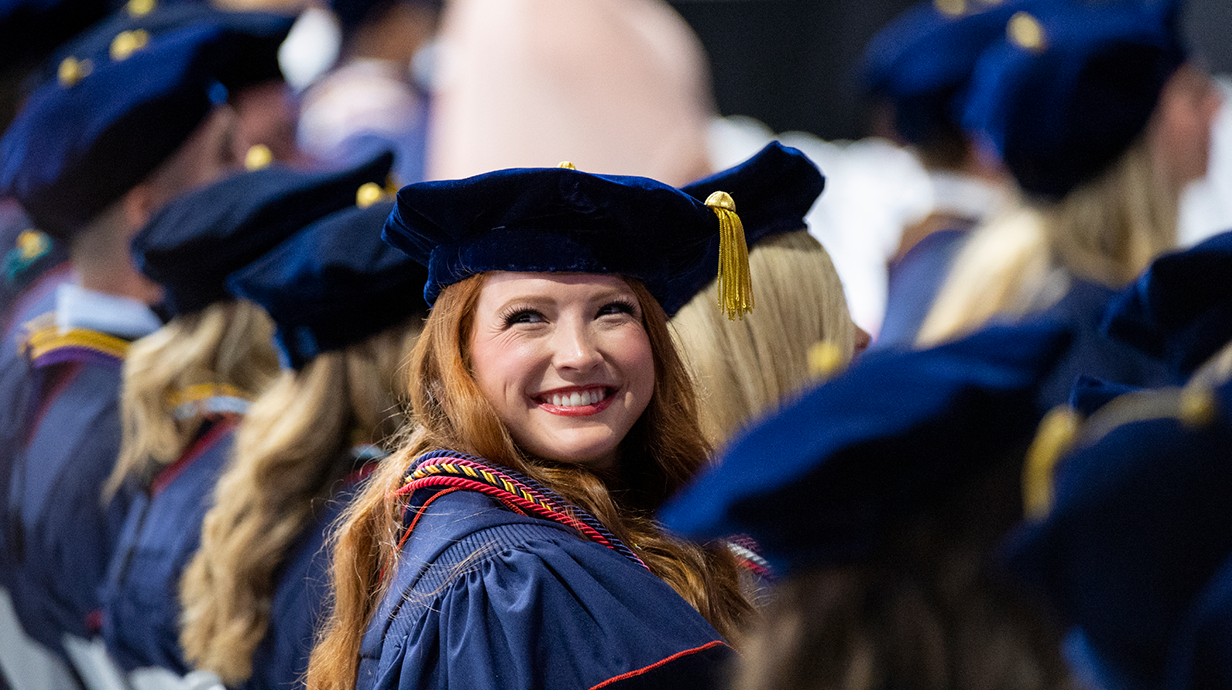 Student at Graduation