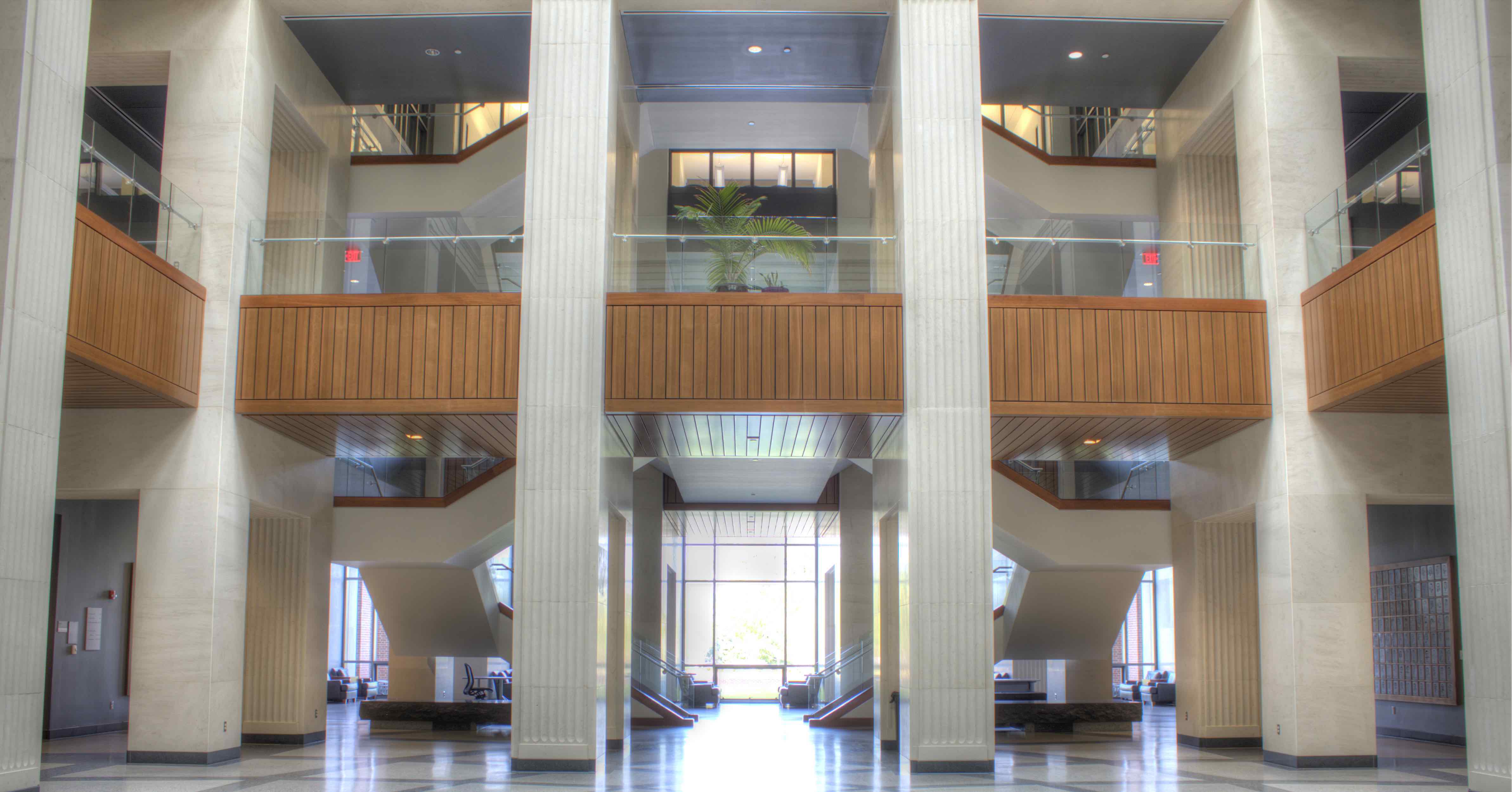 photo of law school atrium 