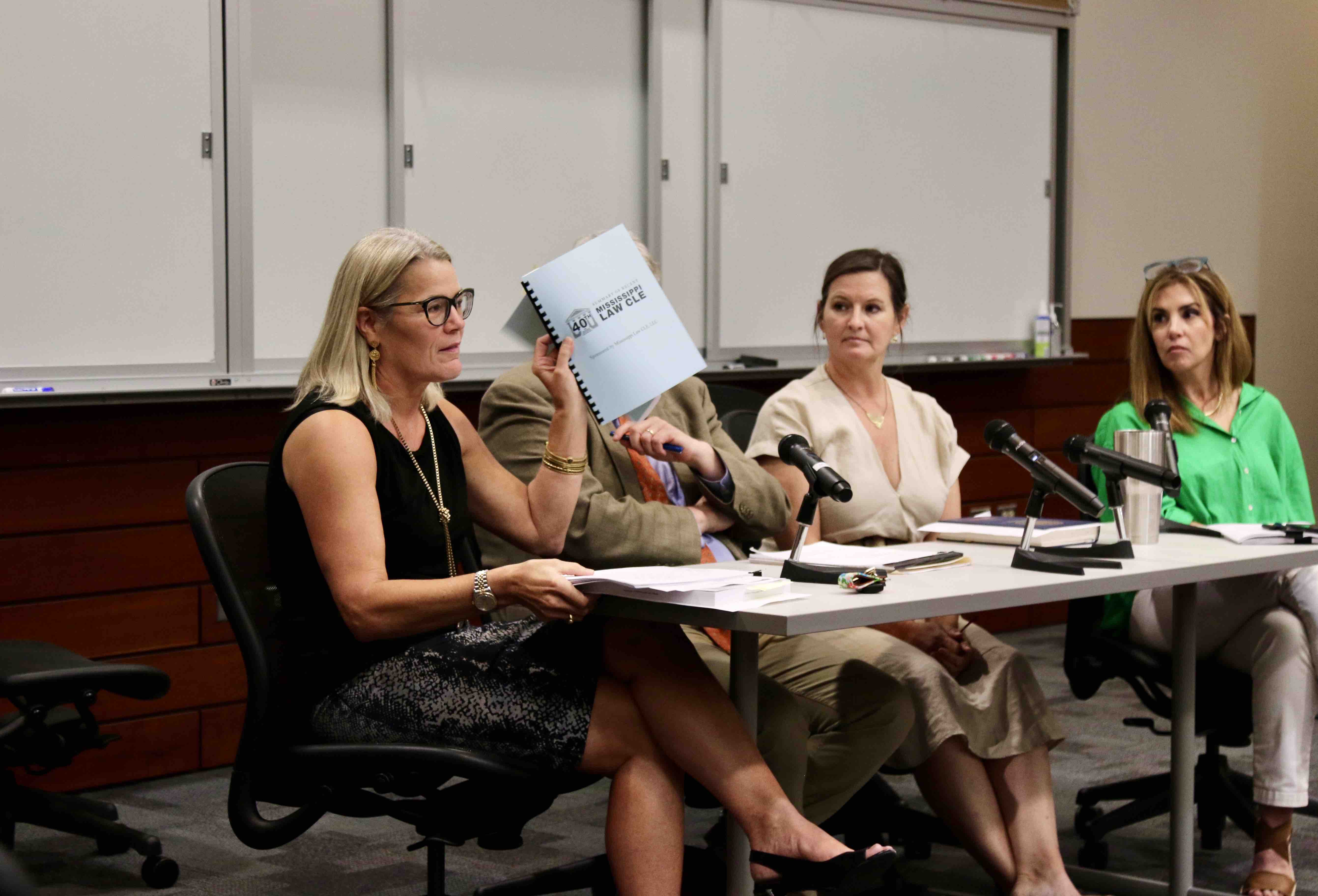faculty speaking on a panel