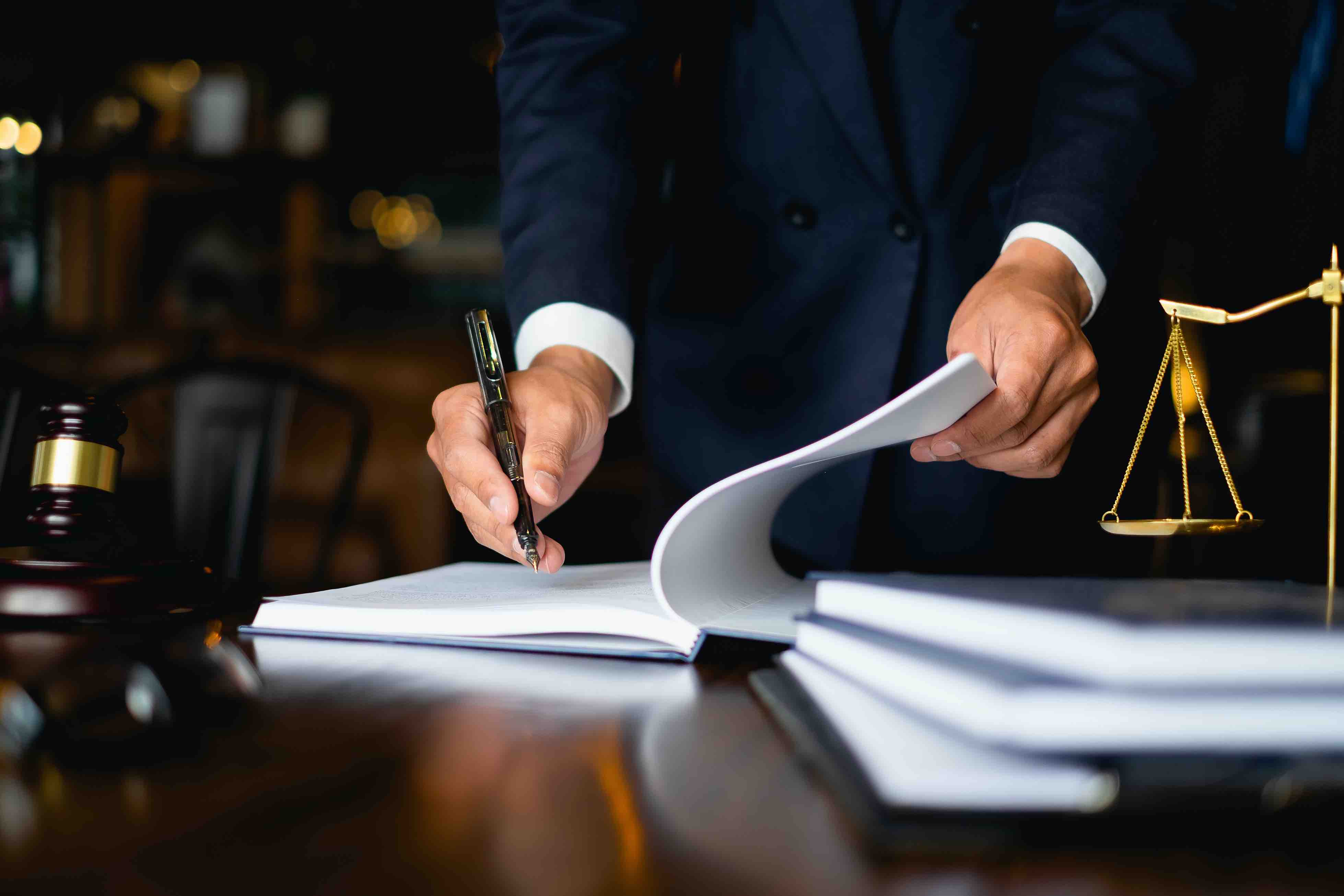 documents on a table 