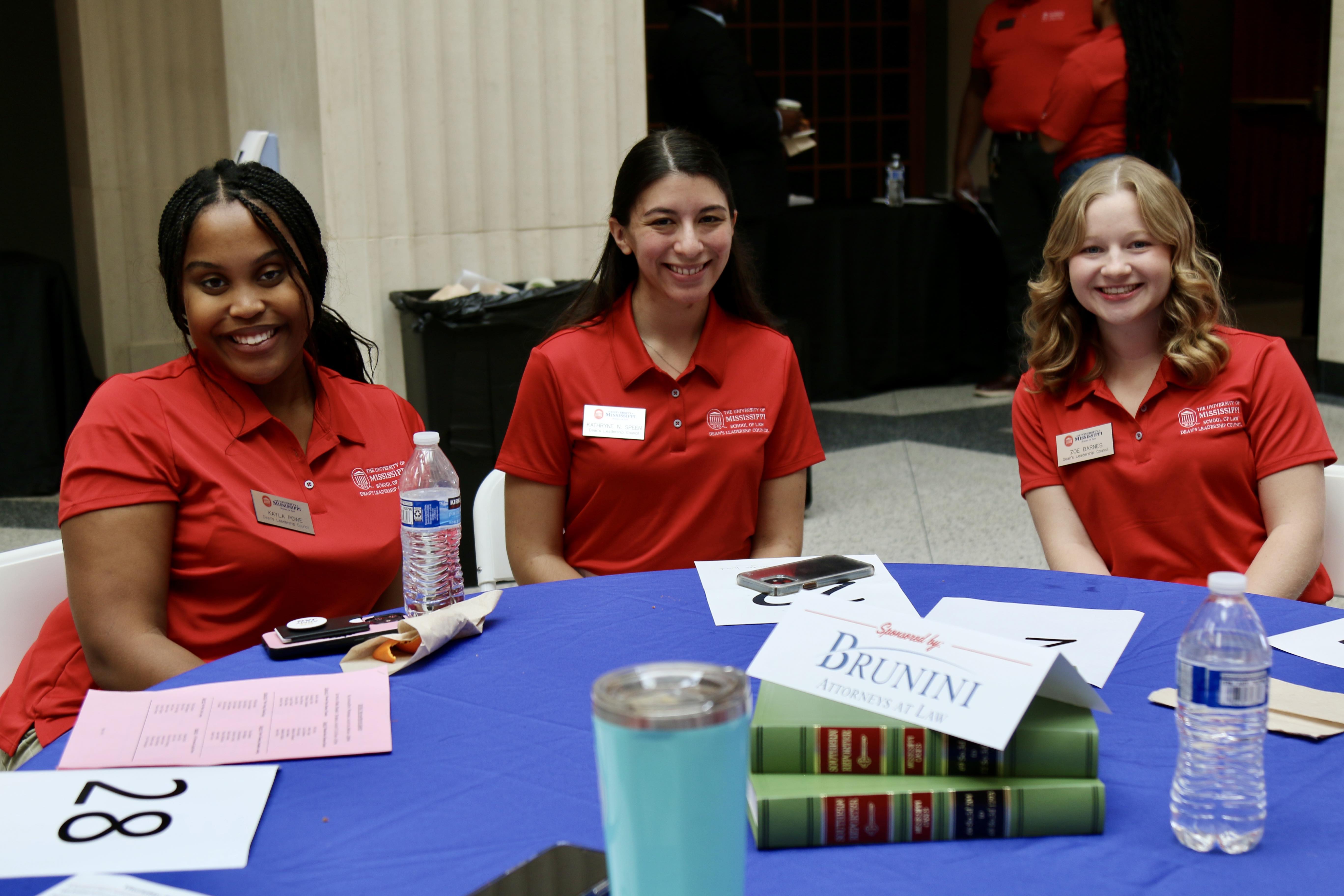 law students at orientation
