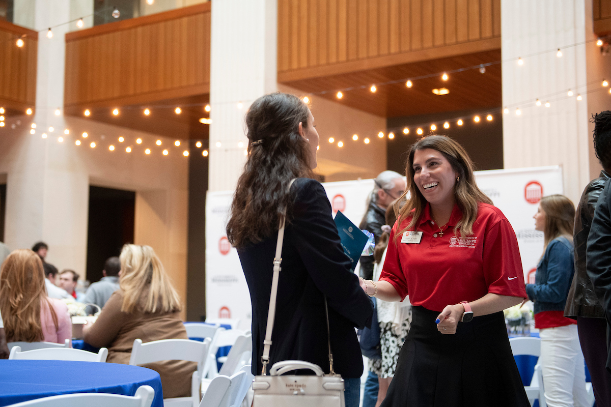Attendees at the Law Alumni Weekend event