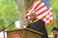 U.S. Rep John Lewis (D-Ga.) spoke to UM School of Law graduates during the school’s commencement ceremony Saturday, May 10 in the Grove.