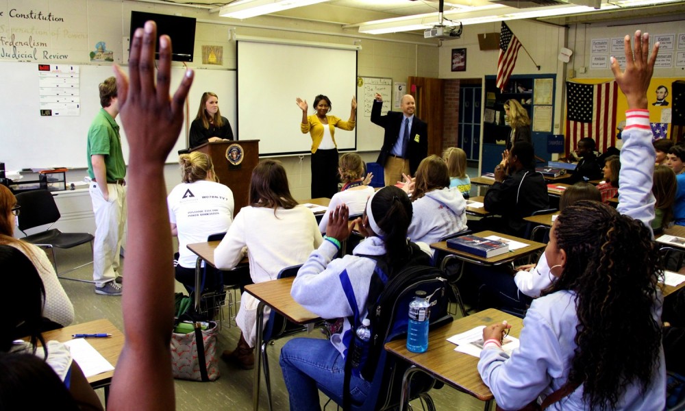 Pro bono students education high school students about tenants’ rights
